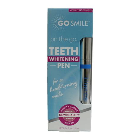 go smile teeth whitening pen|Go Smile On The Go Teeth Whitening Pen .04 Ounce